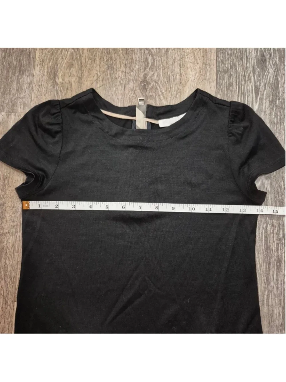 Girls Burberry Casual Dress Size 10 Black